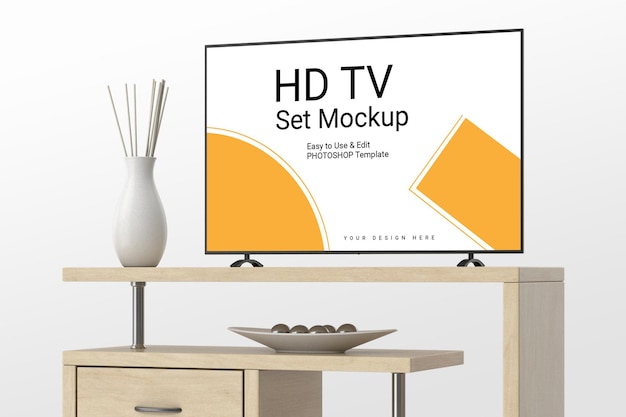 Television screen Mockup