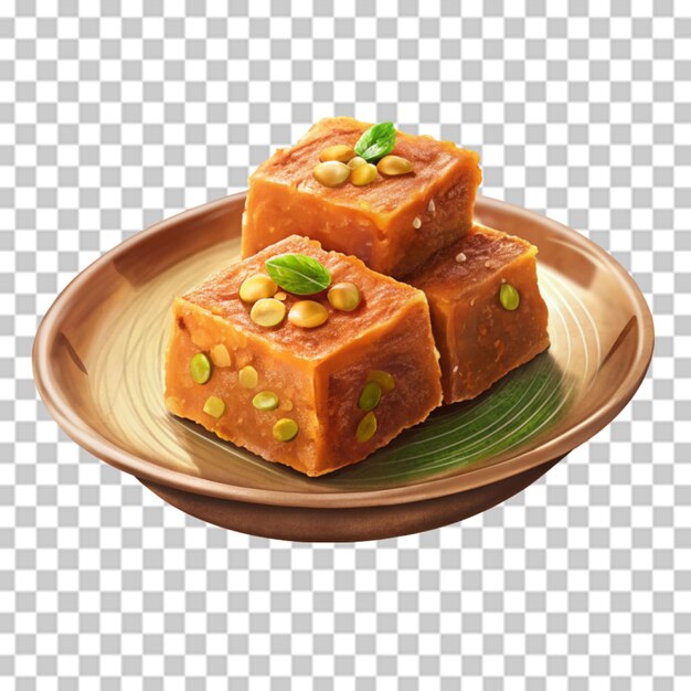 Tempeh isolated on transparent background