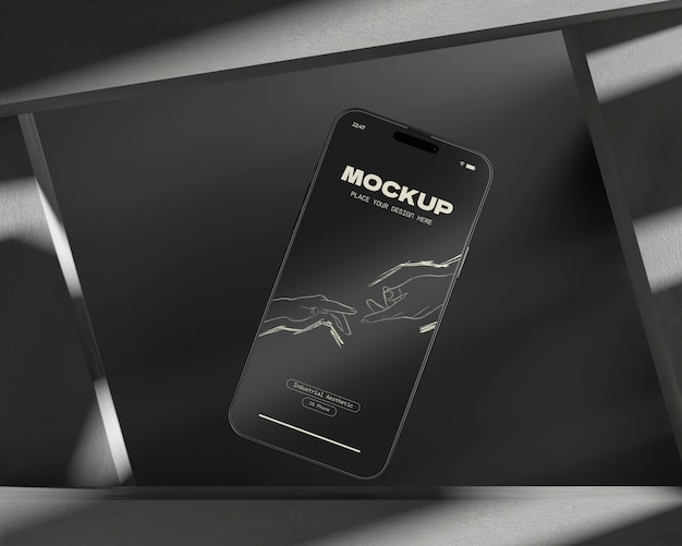 PSD tempered glass device mockup