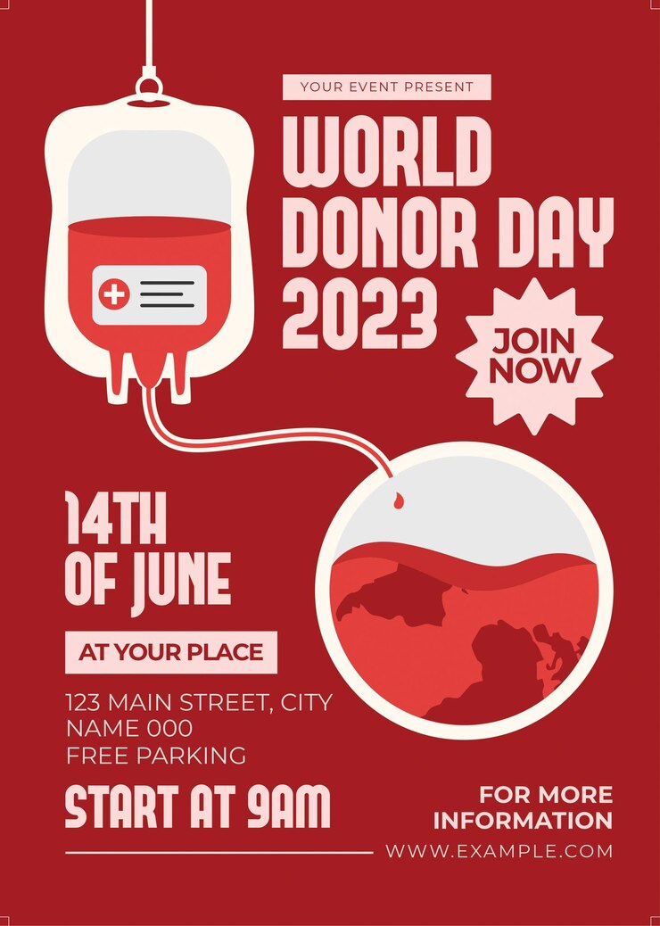 Template voor de Werelddag van de Donor