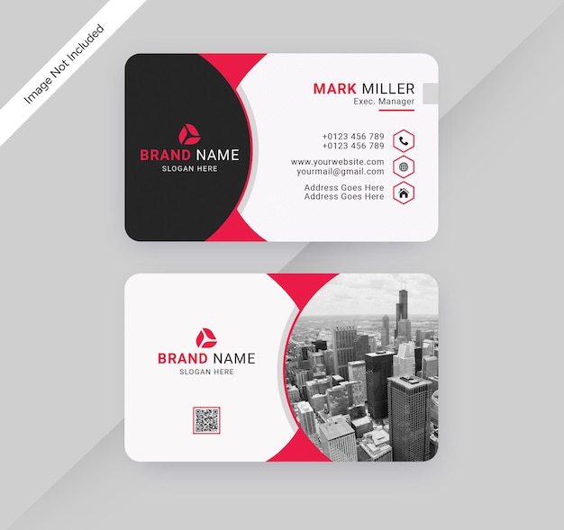 Template voor het ontwerpen van visitekaartjes