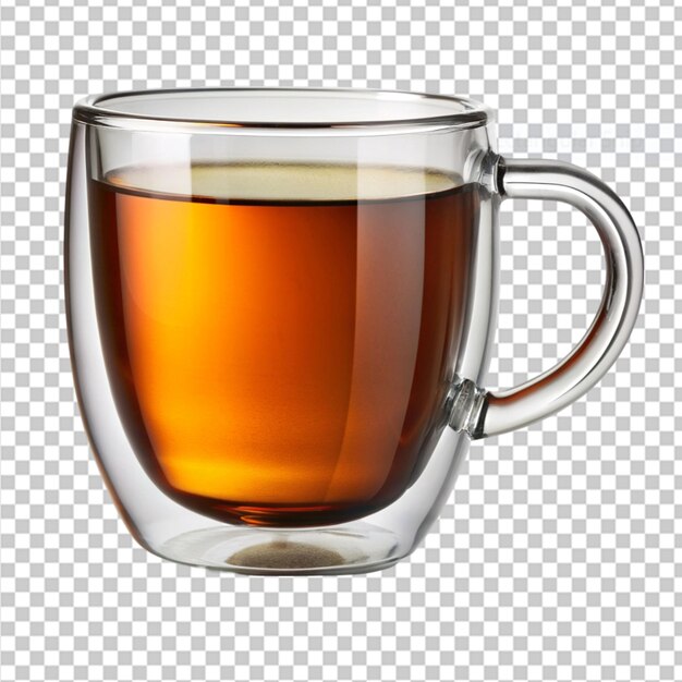 PSD tempo tea mug on transparent background