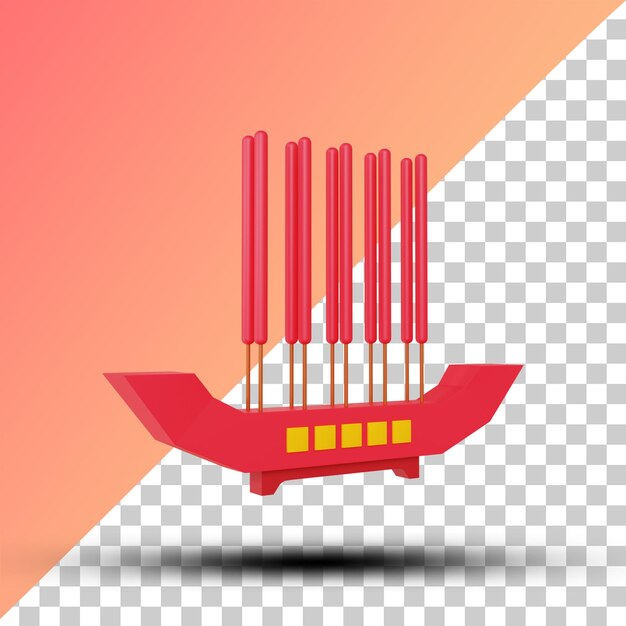 PSD ten dupa 3d illustration