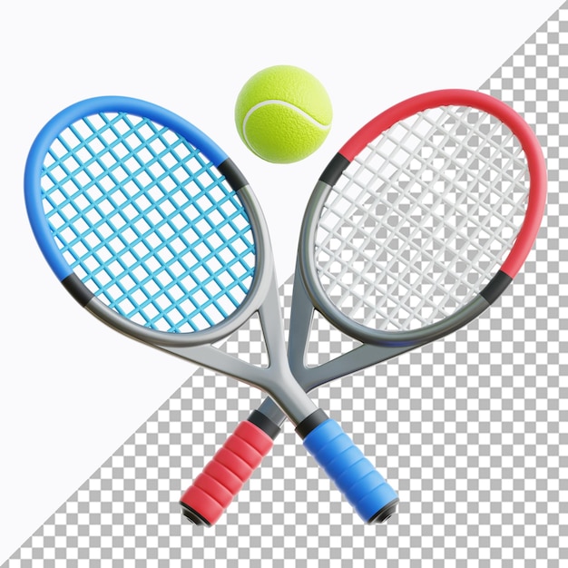 Tennis 3d icoon illustratie