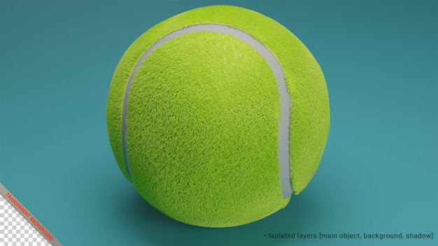 Tennis ball 3d render