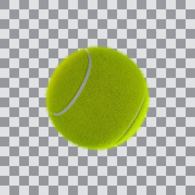 PSD tennis ball with alpha channel