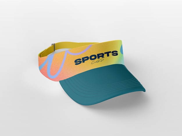 tennis cap branding mockup