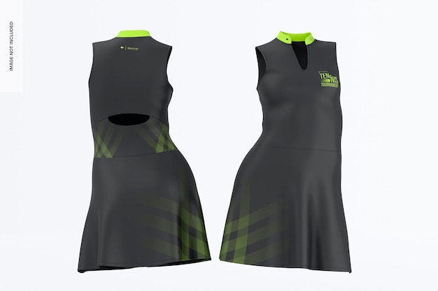 tennis dresses mockup