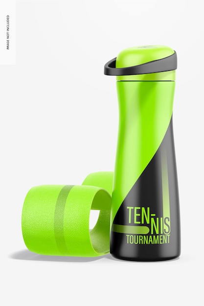 tennis kit scene mockup front view