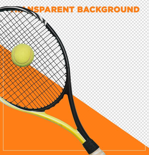 tennis racket hitting ball