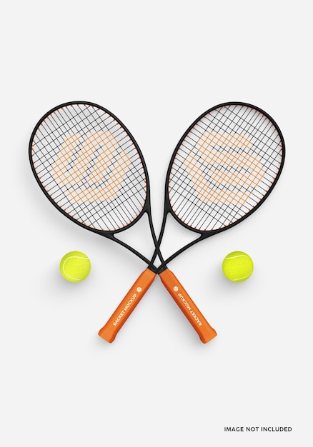 Tennis racket mockup
