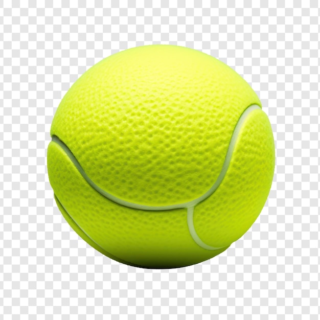 Tennisbal op doorzichtige achtergrond PSD