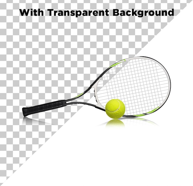 Tennisracket en bal