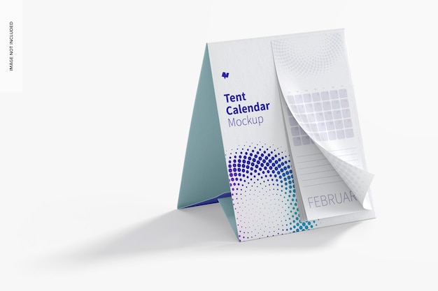 Tent Calendar Mockup
