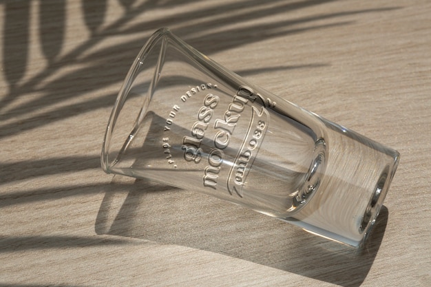 PSD tequila shot mockup design