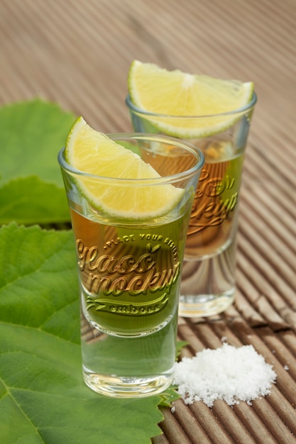 Tequila shot mockup-ontwerp