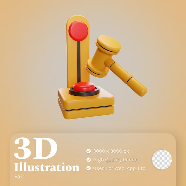 Tester Wytrzymałościowy Ilustracja 3d