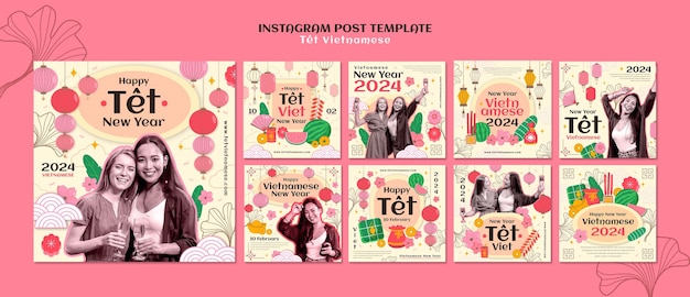 PSD tet festival template design