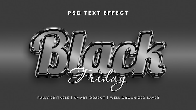 Text effect black friday
