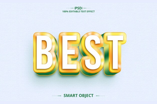 Text Effect Design Best Font