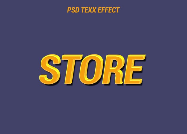 Text Effect Design With Yellow Color