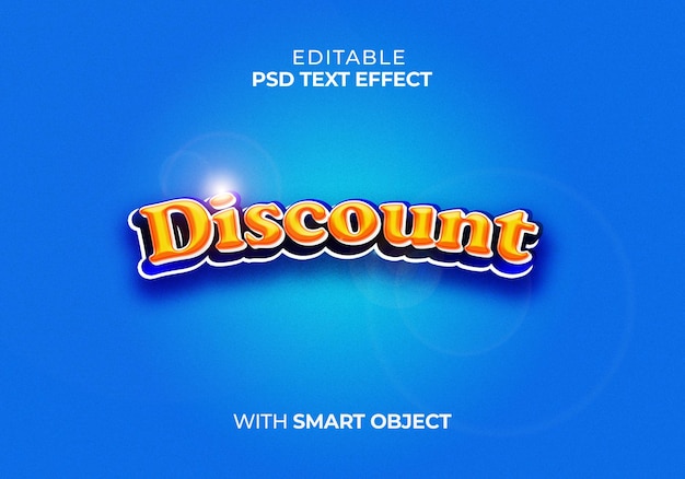 Text Effect Discount