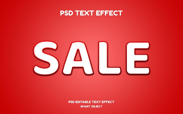 Text effect editable sale