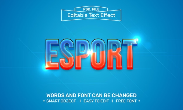 Text Effect esport