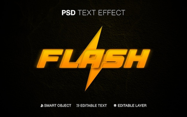 Text effect flash