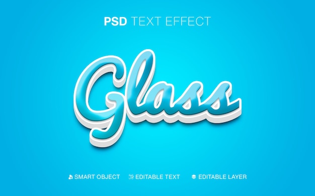 Text Effect Glass