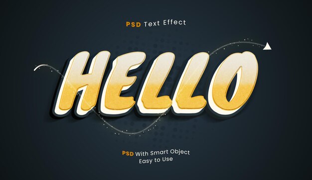 Text Effect Hello Template