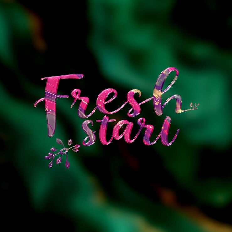 PSD text effect on matellic background enchanting metallic with malachite green fluid appearance ba