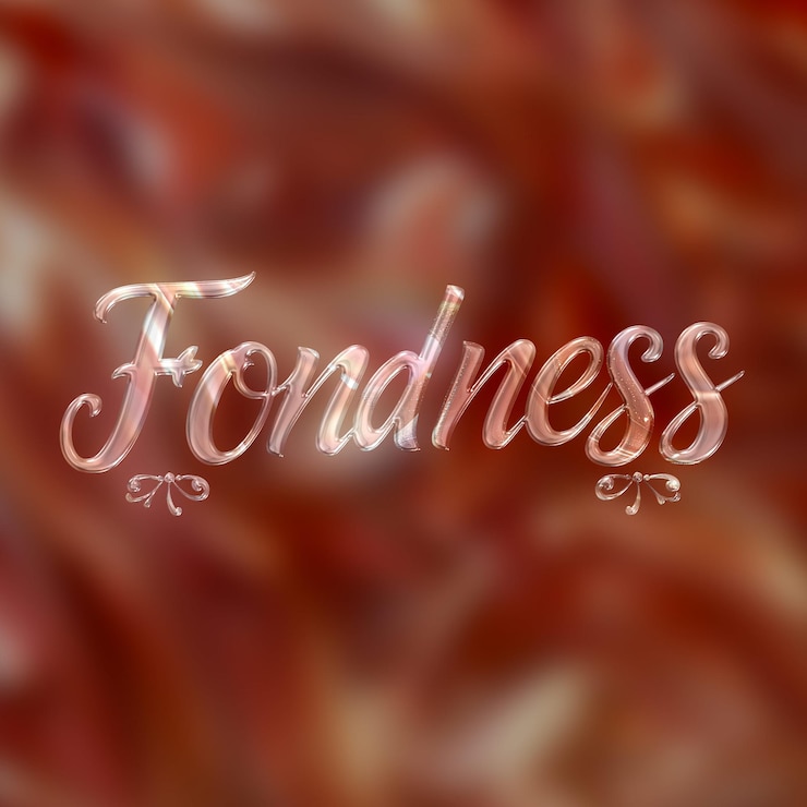 PSD text effect on matellic background enchanting prismatic with rose gold fluid appearance backgro