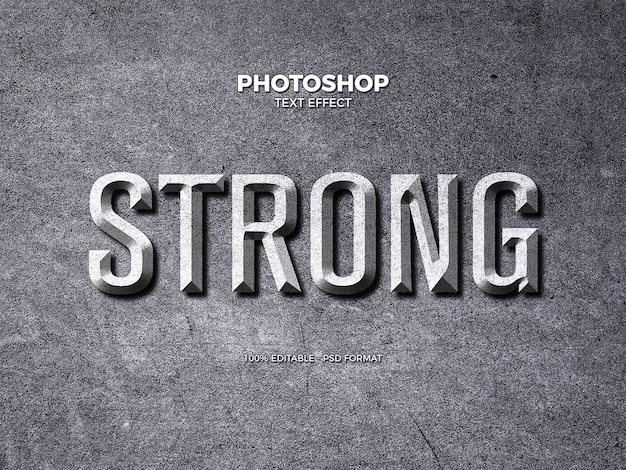 text effect psd full editable