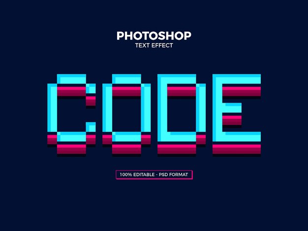 text effect psd full editable