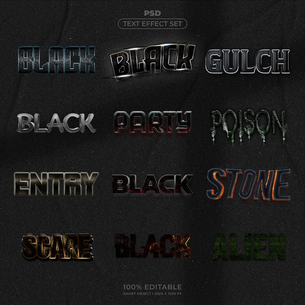 Text Effect Set PSD