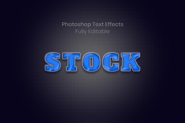 Text effect stock editable and easy to use