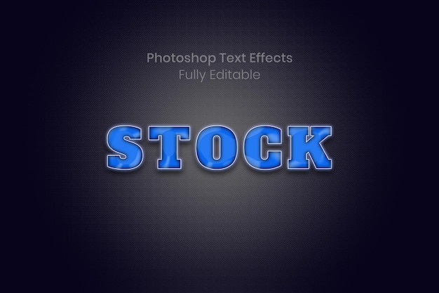 Text effect stock editable and easy to use