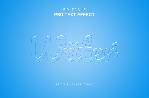 text-effect-style-water