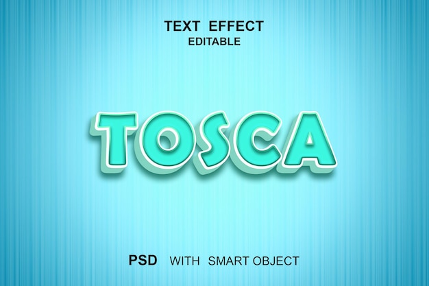 PSD effetto testo tosca con smart object psd