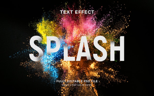 PSD text effect