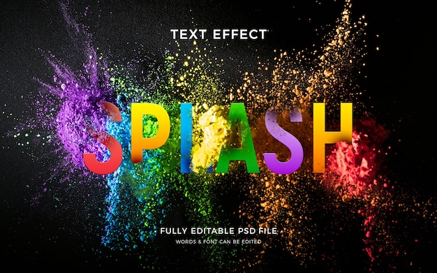 PSD text effect