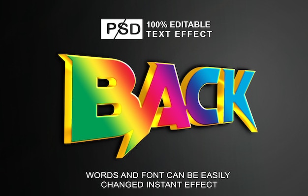 Text effect