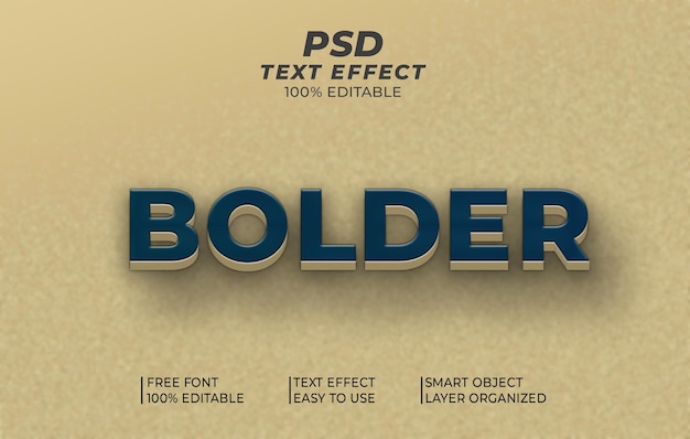 PSD text effect