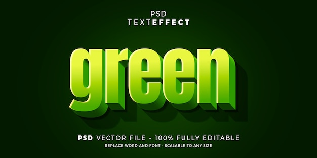 Text and font effect style editable template premium