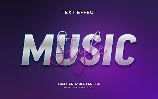 PSD text over text text effect