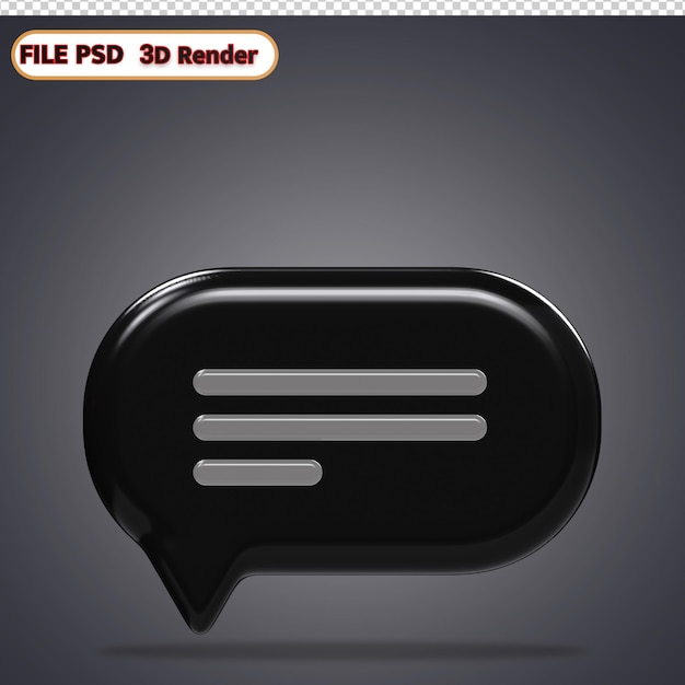 PSD textbubble icon