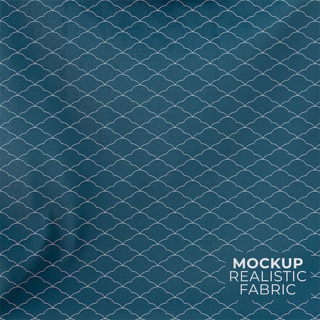 PSD textile fabric pattern mockup design