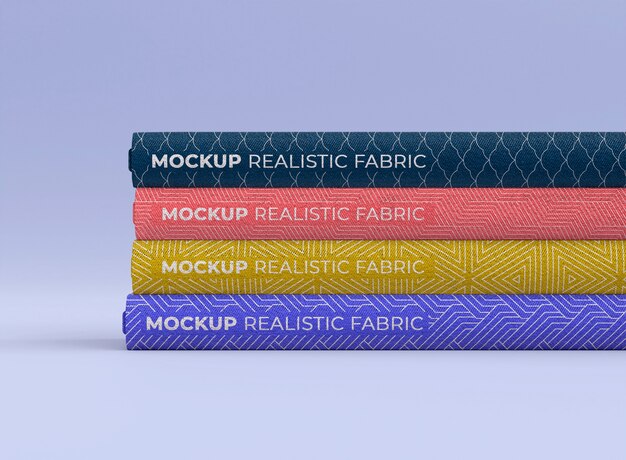 PSD textile fabric pattern mockup design