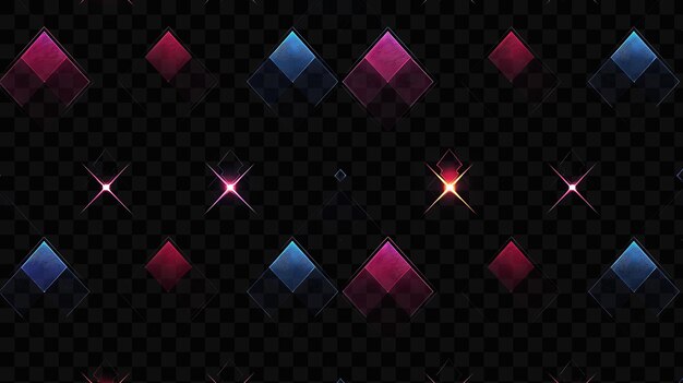 PSD texture argyle patterns background with diamonds and lozenges shapes glowing y2k collage art neon